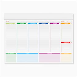 MINI PLANNING MULTICOLOR